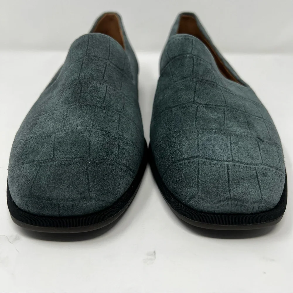 Vionic Textured Blue Loafers